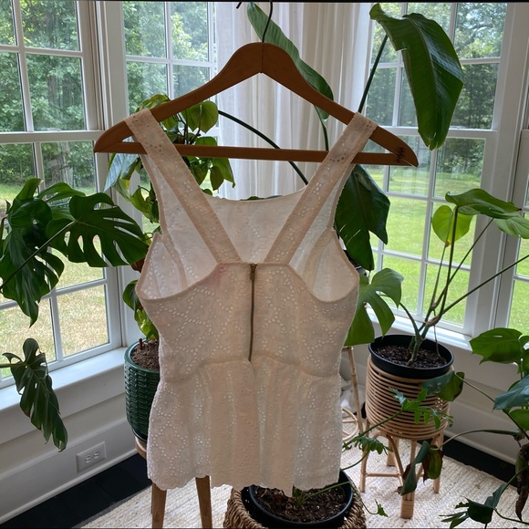 Lilly Pulitzer Top Lace Floral Preppy V - Picture 5 of 10